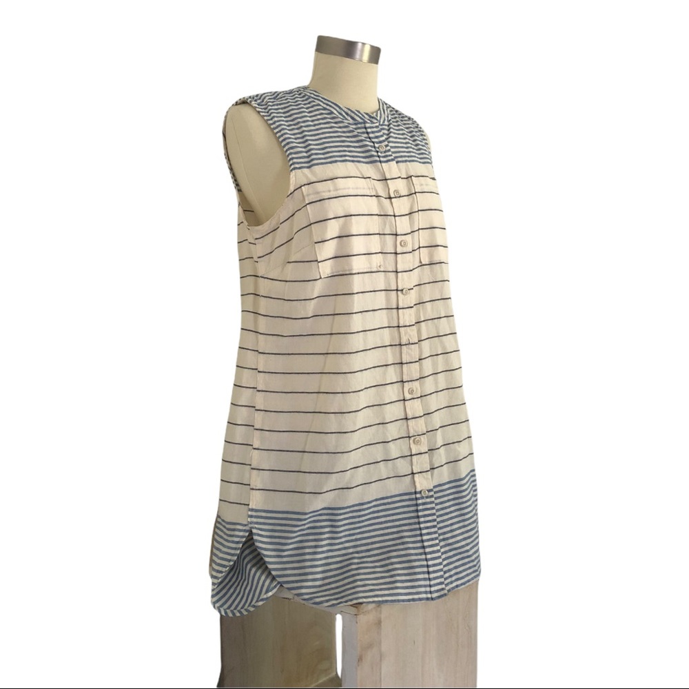 MERONA PROFESSIONAL TANK TOP BUTTON UP LONG MEDIUM